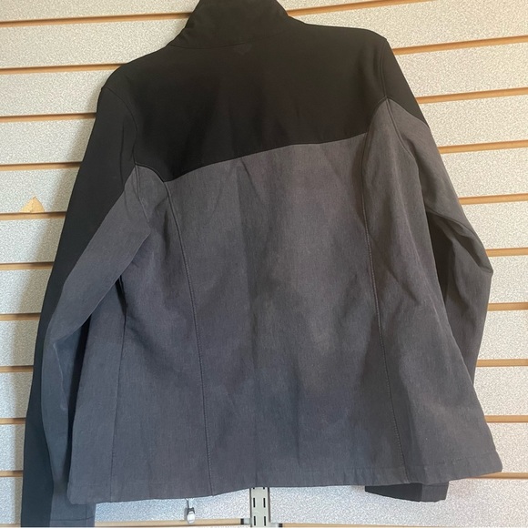 Women’s Roper Softshell Jacked Black Gray Western  Size Large‎ EUC - Picture 7 of 7